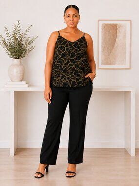 Torrid Sophie Chain Print Chiffon Swing Cami 2X NWT